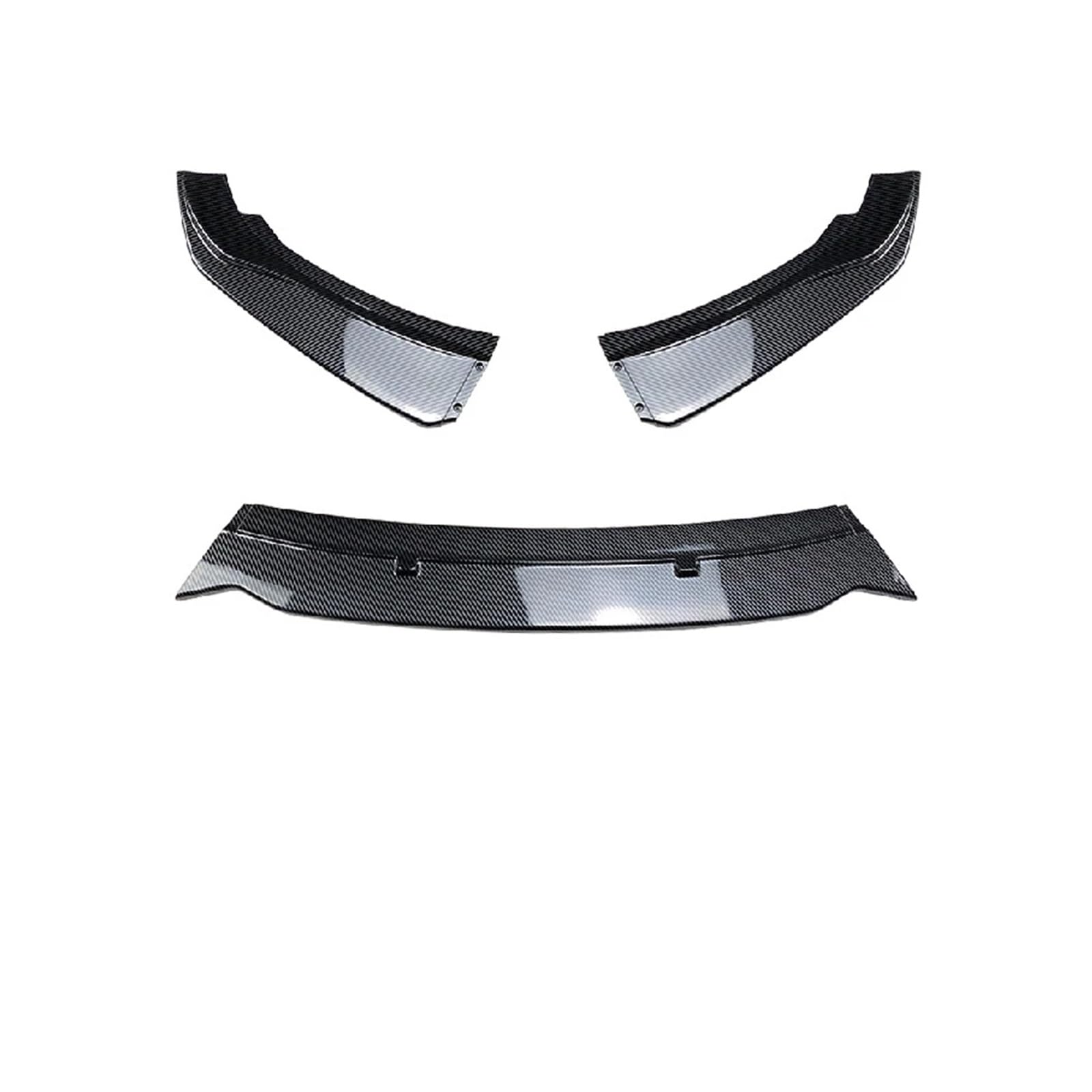 Front Spoiler Lippe Für 1 Serie Für F20 F21 Für 116i 118i 120i 2011-2019 Auto Frontschürze Lip Spoiler Körper Kit Auto Frontlippe Spoiler(Carbon Fiber Look) von Mtuqvma