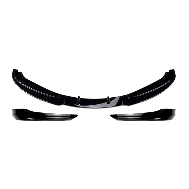 Front Spoiler Lippe Für 3 Serie Für E90 E91 Für LCI Für 320i 330i 2009-2012 Auto Front Lip Diffusor spoiler Klinge Schutz Kits Auto Frontlippe Spoiler(Gloss Black Set) von Mtuqvma