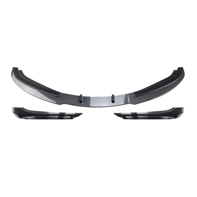 Front Spoiler Lippe Für 3 Serie Für E90 E91 Für LCI Für Facelift 2007-2012 Frontschürze Spoiler Canard Lip Body Kit Auto Frontlippe Spoiler(Carbon Look) von Mtuqvma