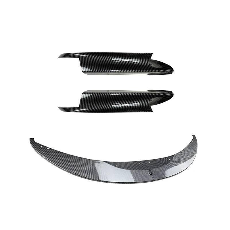 Front Spoiler Lippe Für 3 Serie Für M3 Für E90 E91 E92 E93 2006-2013 4 PCS Frontschürze Lip Diffusor Spoiler Körper Kit Auto Frontlippe Spoiler(Lip BumperCarbonLook) von Mtuqvma