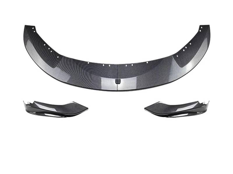 Front Spoiler Lippe Für 4 Serie Für F32 F33 F36 Für 420i 430i 420d Für M440i 2014-2020 4Pcs Frontschürze Lippe ABS Spoiler Auto Frontlippe Spoiler(Carbon Fiber Look) von Mtuqvma