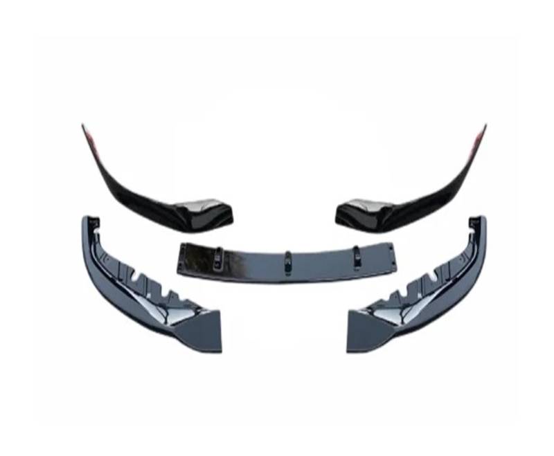 Front Spoiler Lippe Für 5 Serie Für 530i Für 525i Für G30 Für G38 2018-2020 Front Stoßstange Splitter Lip Kinn Spoiler Auto Frontlippe Spoiler(Glossy Black) von Mtuqvma