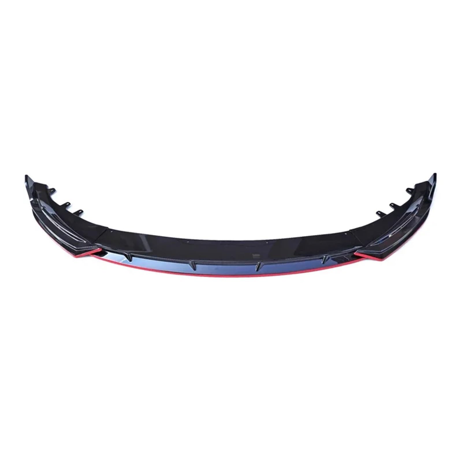 Front Spoiler Lippe Für BYD Für Dichtung Für EV 2022 2023 2024 Frontschürze Spoiler Auto Körper Kit Frontschürze Unteren Schutz Auto Front Lip Auto Frontlippe Spoiler(Glossy Black-Red) von Mtuqvma