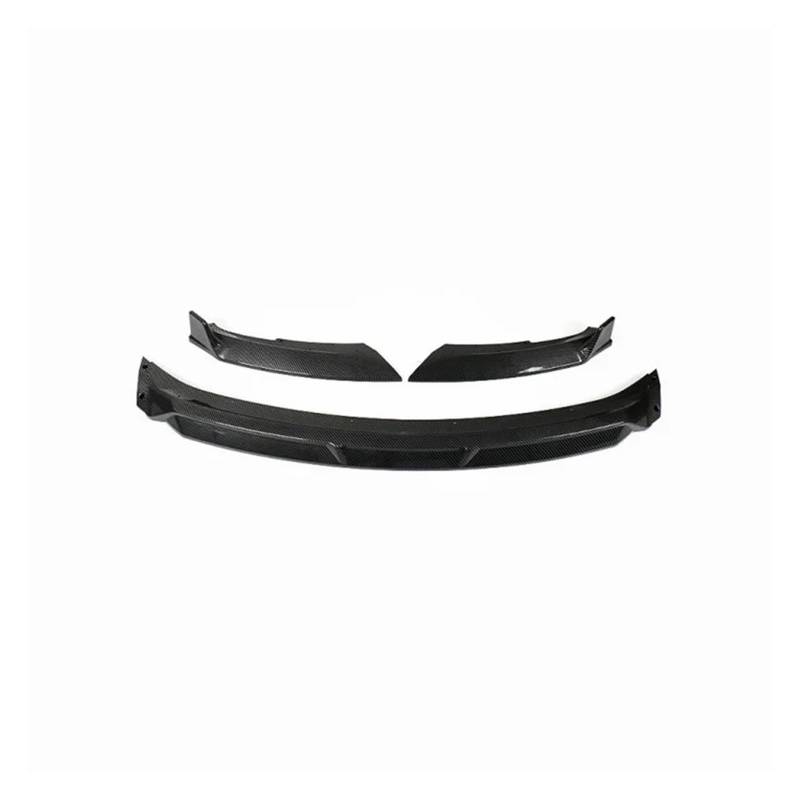 Front Spoiler Lippe Für BYD Für Dichtung Für EV 2022-2024 Auto Lip Diffusor Schutzfolie Stoßstangen Klinge Spoiler Kinn Körper Kit Tuning Auto Frontlippe Spoiler(Carbon Printing) von Mtuqvma