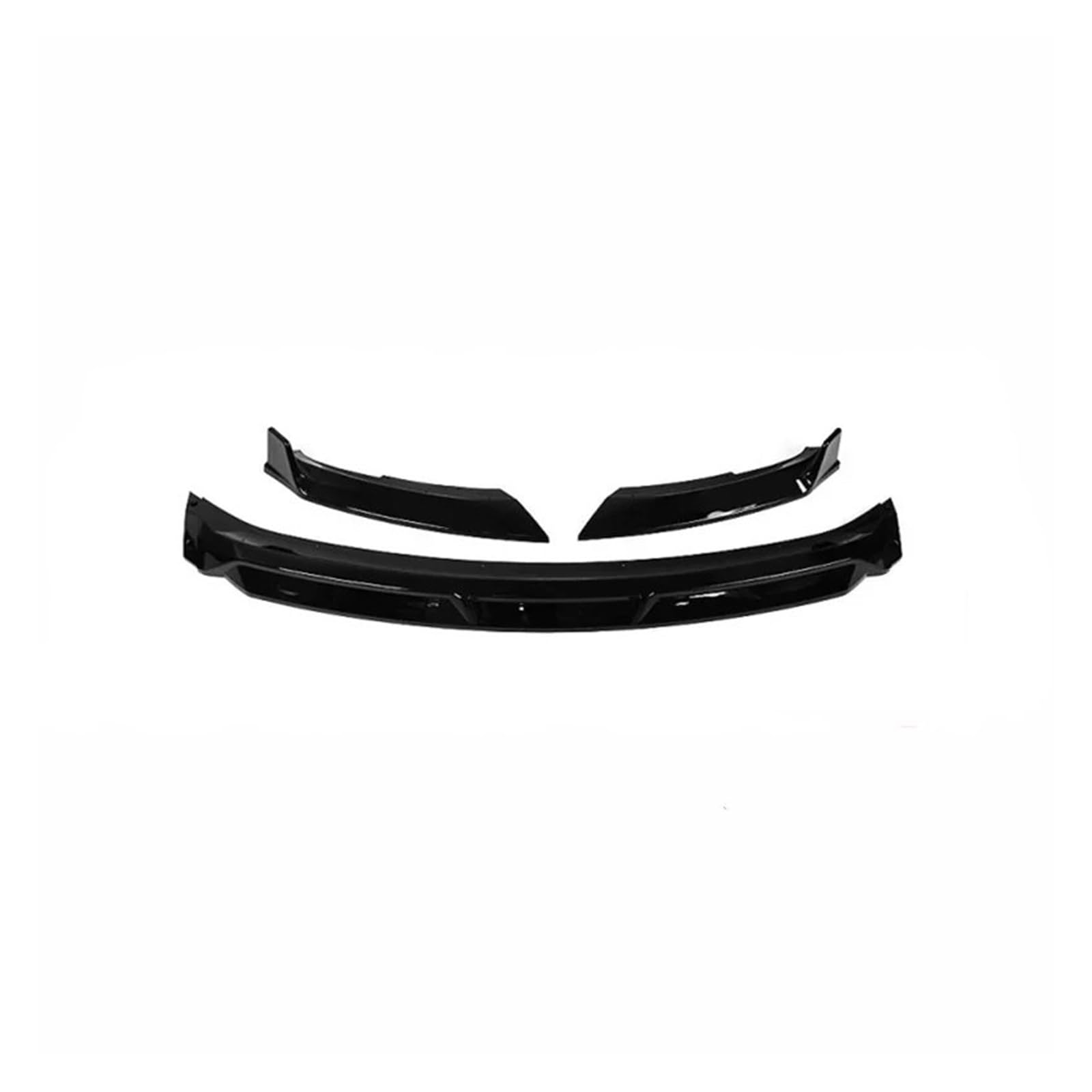 Front Spoiler Lippe Für BYD Für Dichtung Für EV 2022-2024 Auto Lip Diffusor Schutzfolie Stoßstangen Klinge Spoiler Kinn Körper Kit Tuning Auto Frontlippe Spoiler(Glossy Black) von Mtuqvma