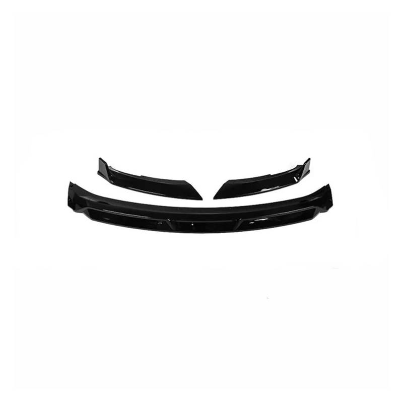 Front Spoiler Lippe Für BYD Für Dichtung Für EV 2022-2024 Auto Lip Diffusor Schutzfolie Stoßstangen Klinge Spoiler Kinn Körper Kit Tuning Auto Frontlippe Spoiler(Glossy Black) von Mtuqvma