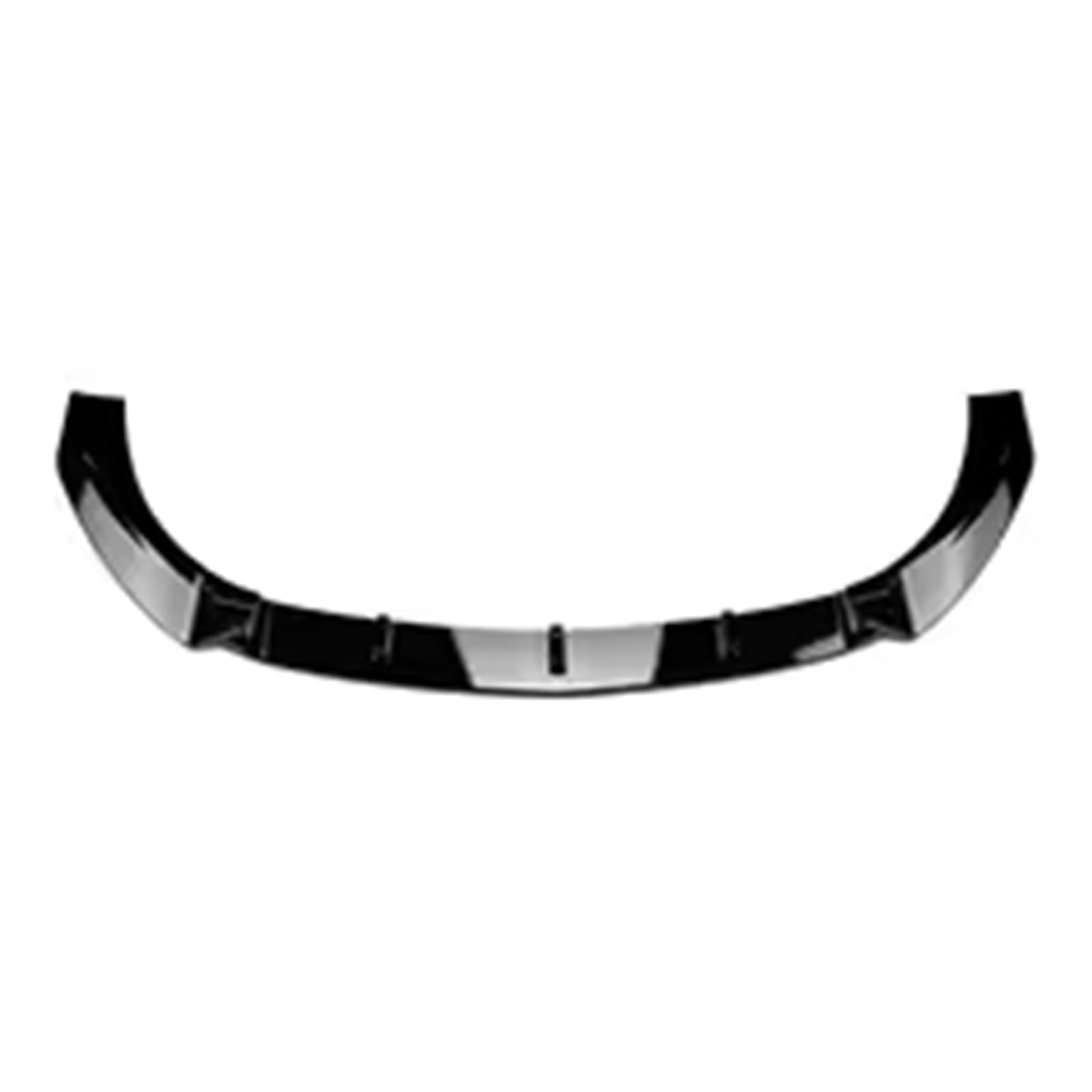 Front Spoiler Lippe Für Benz Für AMG Für CLA45 Für C118 2019-3X Front Splitter V.2 Stoßstange Lip Spoiler Diffusor Körper Kit Auto Frontlippe Spoiler(Gloss Black) von Mtuqvma