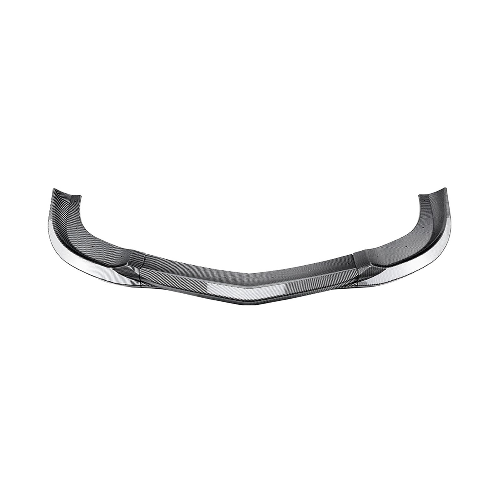 Front Spoiler Lippe Für Benz Für C-Klasse Für C63 Für AMG Für W204 2007-2010 Auto Vorderen Stoßfänger Lip Spoiler Vorne Unteren Kinn Splitter Auto Frontlippe Spoiler(Carbon Look) von Mtuqvma