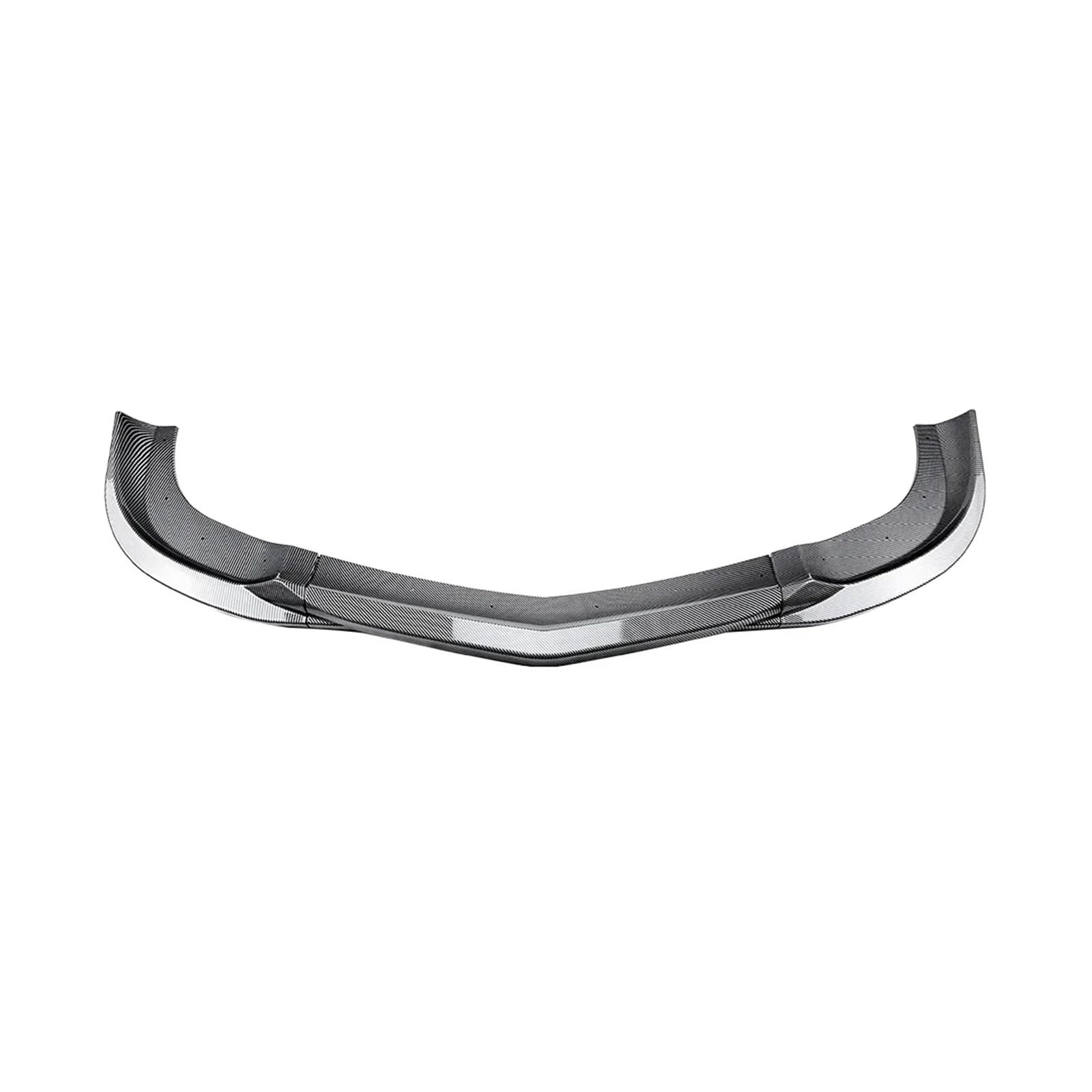 Front Spoiler Lippe Für Benz Für C-Klasse Für C63 Für AMG Für W204 2007-2010 Auto Vorderen Stoßfänger Vorne Schaufel Lip Spoiler Auto Frontlippe Spoiler(Carbon Look) von Mtuqvma