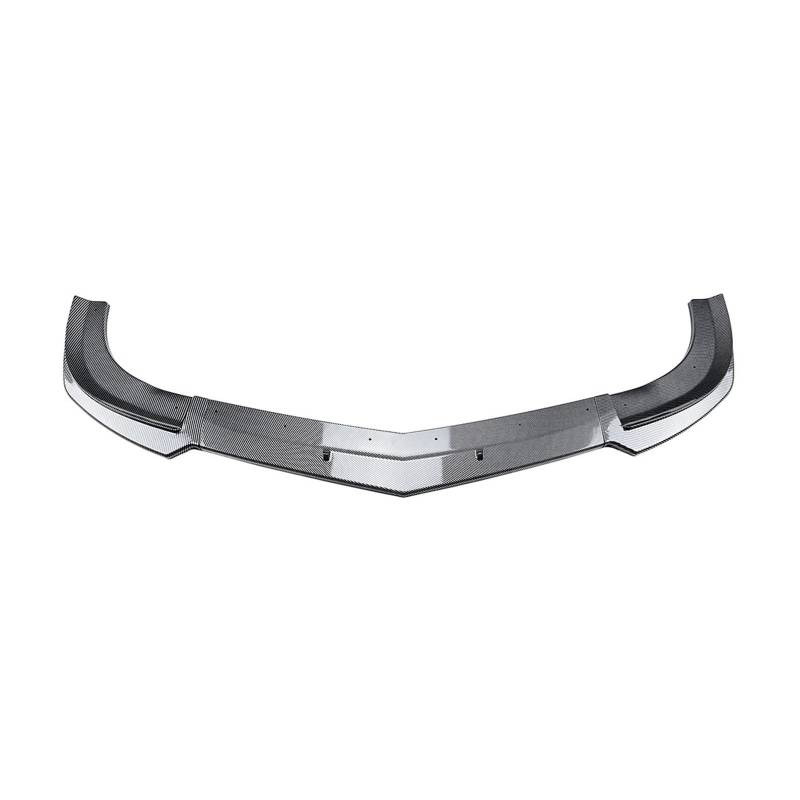 Front Spoiler Lippe Für Benz Für C-Klasse Für C63 Für AMG Für W204 Für Pre 2007-2010 Auto Front Kinn Lip Spoiler Abdeckung Schutz Kit Protector Auto Frontlippe Spoiler(Carbon Look) von Mtuqvma