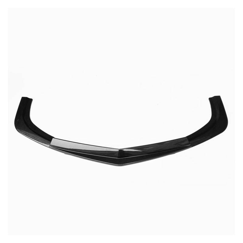 Front Spoiler Lippe Für Benz Für C Klasse Für W204 Für C63 2012 2013 2014 Auto Frontspoiler Lip Unteren Splitter Auto Frontlippe Spoiler(Carbon Fiber Look) von Mtuqvma