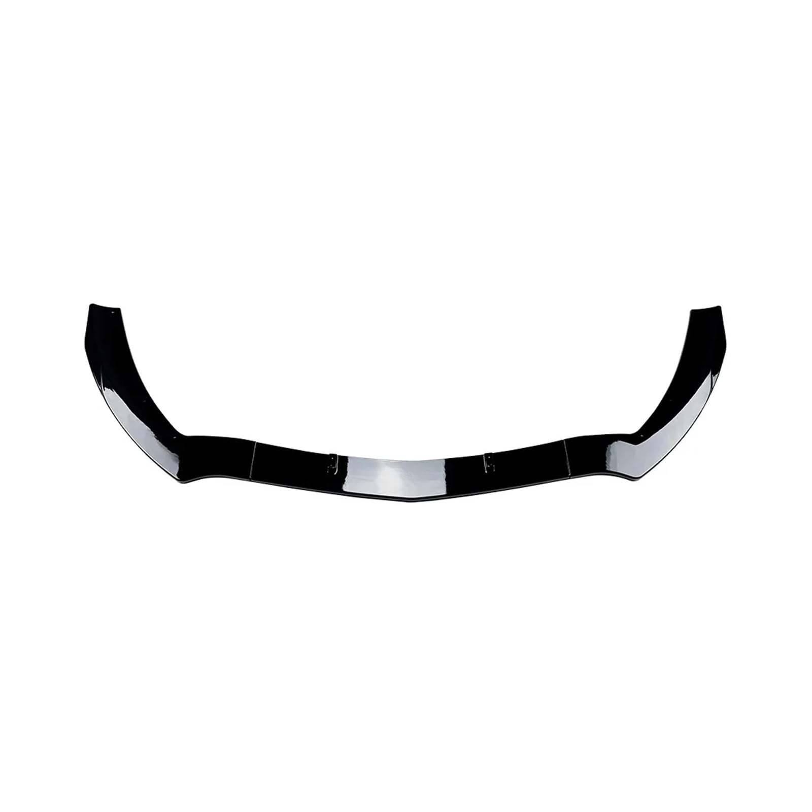 Front Spoiler Lippe Für Benz Für CLA Klasse Für C117 Für CLA200 220 260 180 Für Standard 2013-2019 Auto Vorderen Stoßfänger Lip Spoiler Body Kit Auto Frontlippe Spoiler(Gloss Black) von Mtuqvma