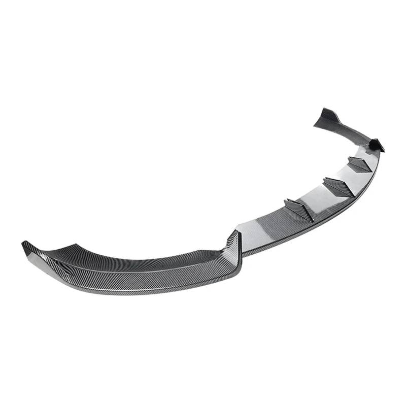 Front Spoiler Lippe Für Benz Für E-Klasse Für W213 Für E200 E220 E300 E43 E53 E63 Für AMG 2016-2020 Front Lip Spoiler Diffusor Schutz Körper Kit Auto Frontlippe Spoiler(Carbon Look) von Mtuqvma