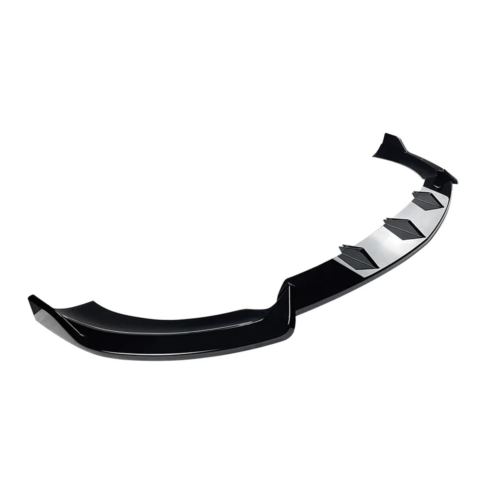 Front Spoiler Lippe Für Benz Für E-Klasse Für W213 Für E200 E220 E300 E63 Für AMG 2016-2020 Auto Front Stoßstange Splitter Lip Body Kit Spoiler Auto Frontlippe Spoiler(Gloss Black) von Mtuqvma