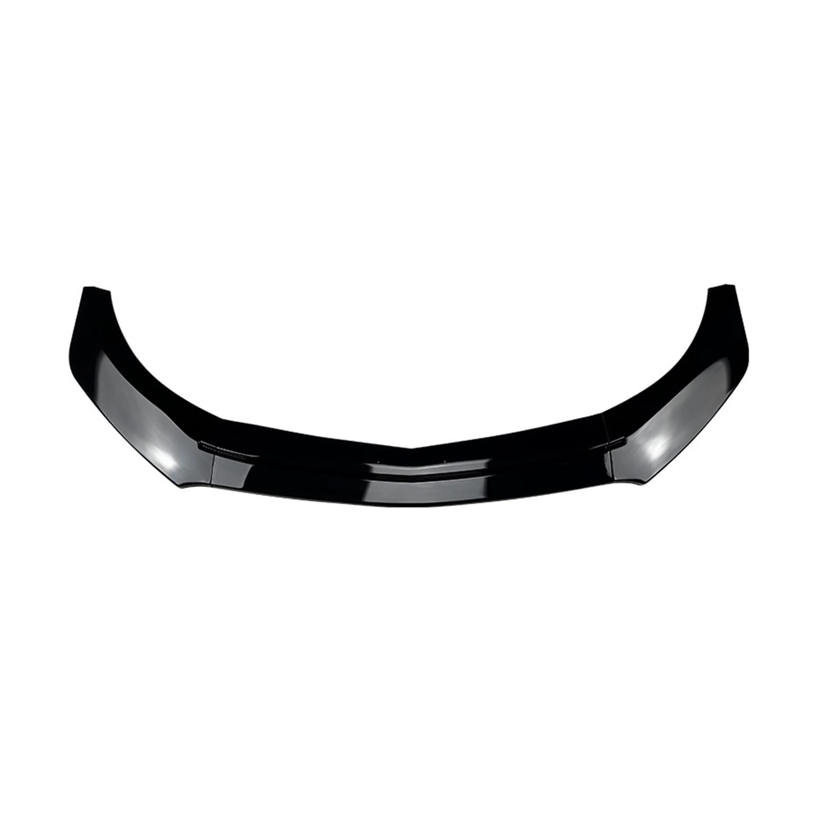 Front Spoiler Lippe Für Benz Für EINE Klasse Für W176 Für A200 A260 A45 Für AMG 2013-2018 Auto Front Stoßstangen Lip Spoiler Auto Frontlippe Spoiler(Glossy Black) von Mtuqvma