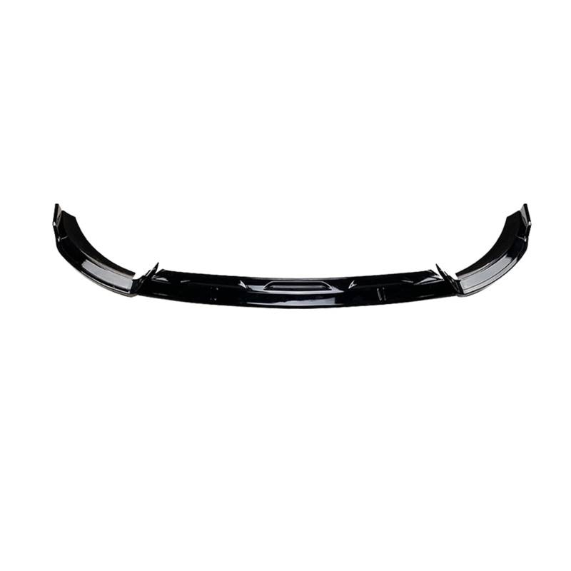 Front Spoiler Lippe Für Benz Für GLE Klasse Für W167 Für C167 GLE350 GLE450 GLE53 Für AMG 2020- Front Lip Spoiler Diffusor Schutz Körper Kit Auto Frontlippe Spoiler(Glossy Black) von Mtuqvma