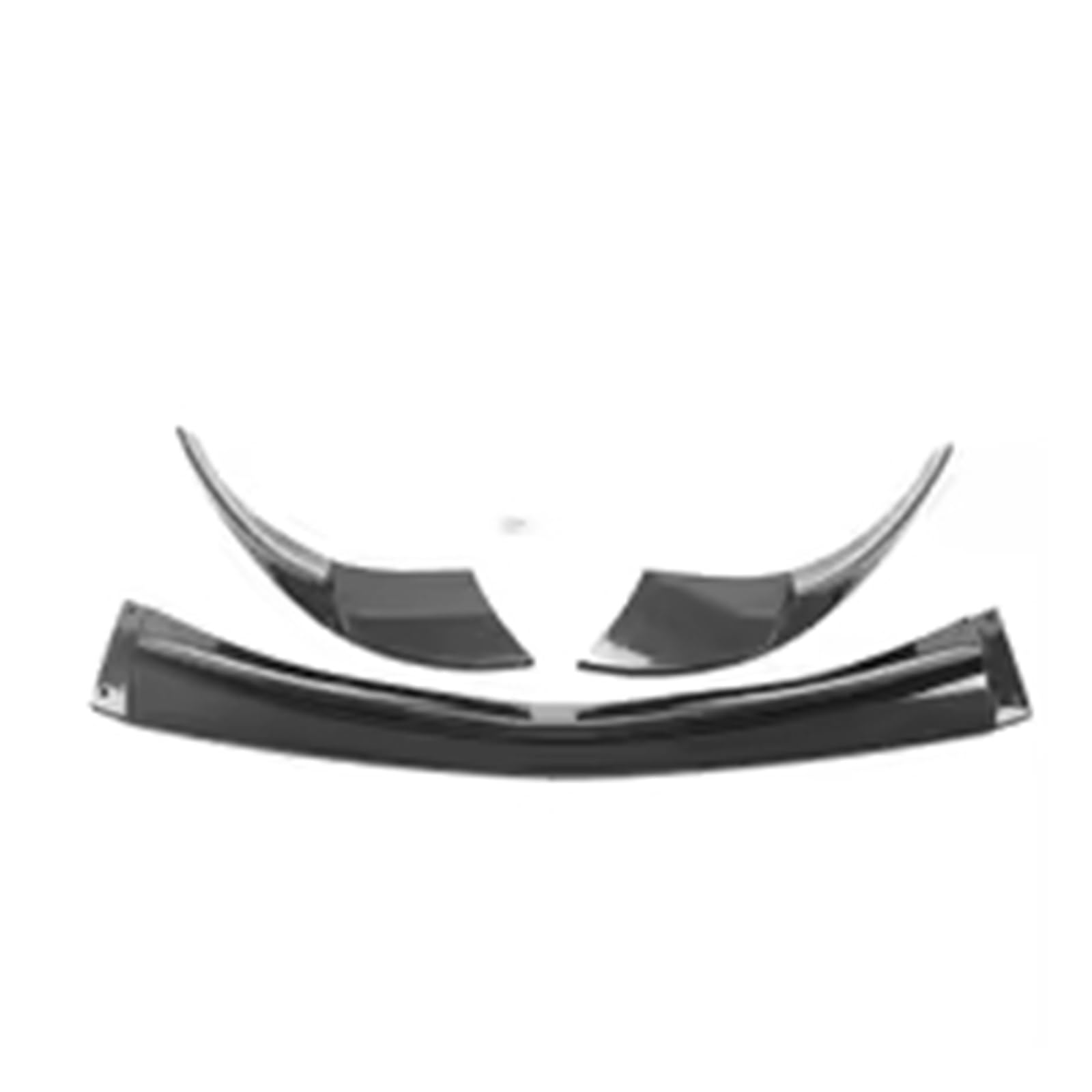 Front Spoiler Lippe Für Chevy Für C6 Für Corvette Für Basis 2005-2013 Auto Vorderen Stoßfänger Lip Spoiler Körper Kit Zubehör Auto Frontlippe Spoiler(Carbon Fiber Style) von Mtuqvma