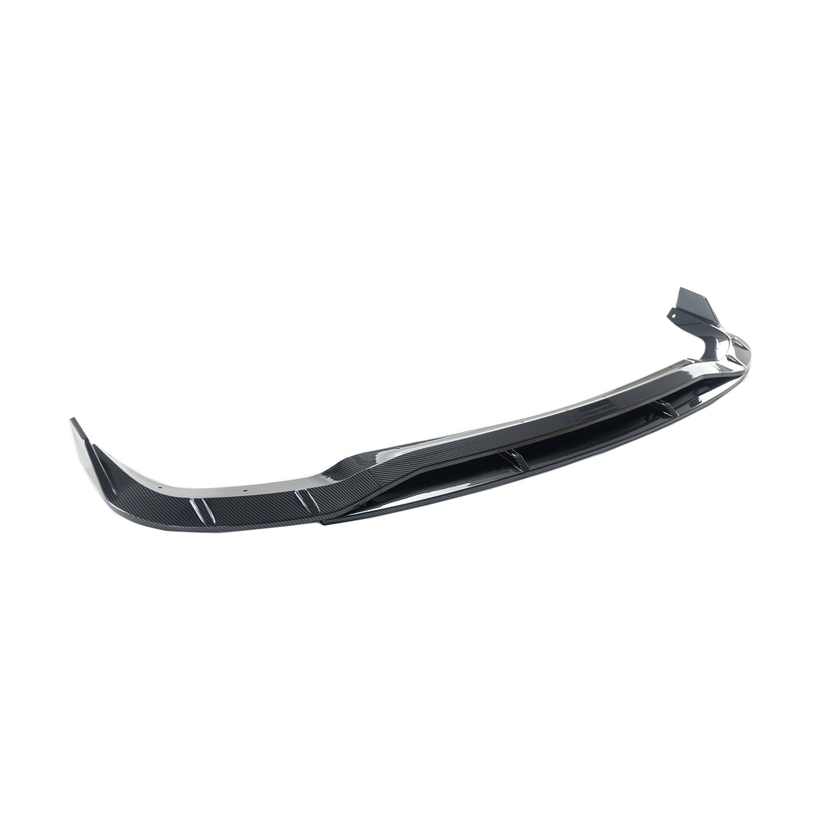 Front Spoiler Lippe Für Dodge Für Durango Für SRT Für Hellcat 2021-2024 Auto Vorderen Stoßfänger Lip Dämon Stil Doppel Deck Spoiler Auto Frontlippe Spoiler(Carbon Fiber Style) von Mtuqvma