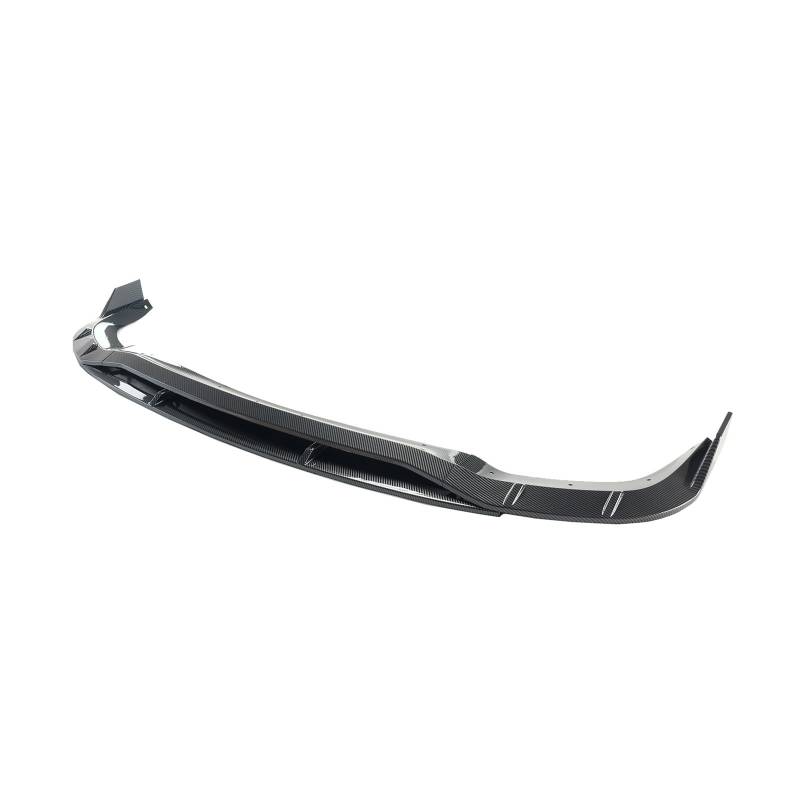 Front Spoiler Lippe Für Dodge Für Durango Für SRT Für Hellcat 2021-2024 Auto Vorderen Stoßfänger Lip Dämon Stil Doppel Deck Spoiler Auto Frontlippe Spoiler(Carbon Fiber Style) von Mtuqvma