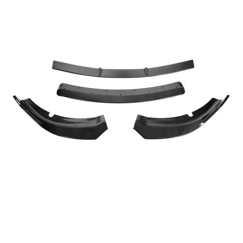 Front Spoiler Lippe Für Dodge Für Ladegerät Für SRT 2015-2020 4 Stücke Auto Vorderen Stoßfänger Lip Spoiler Splitter Körper Kit Auto Frontlippe Spoiler(Carbon Fiber) von Mtuqvma