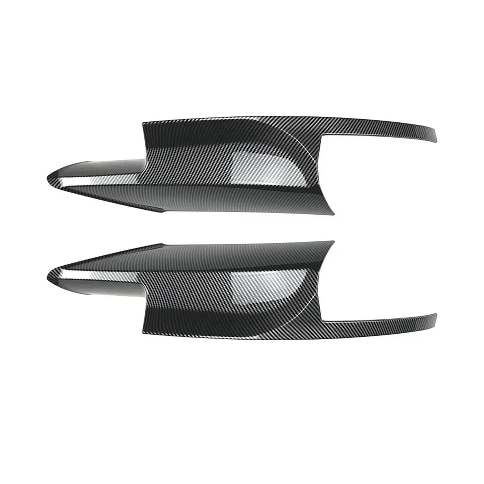 Front Spoiler Lippe Für F10 F11 Für M5 2011-2017 Front Lip Spoiler Diffusor Schutz Seite Splitter Abdeckung Lip Auto Frontlippe Spoiler(Carbon Look A) von Mtuqvma