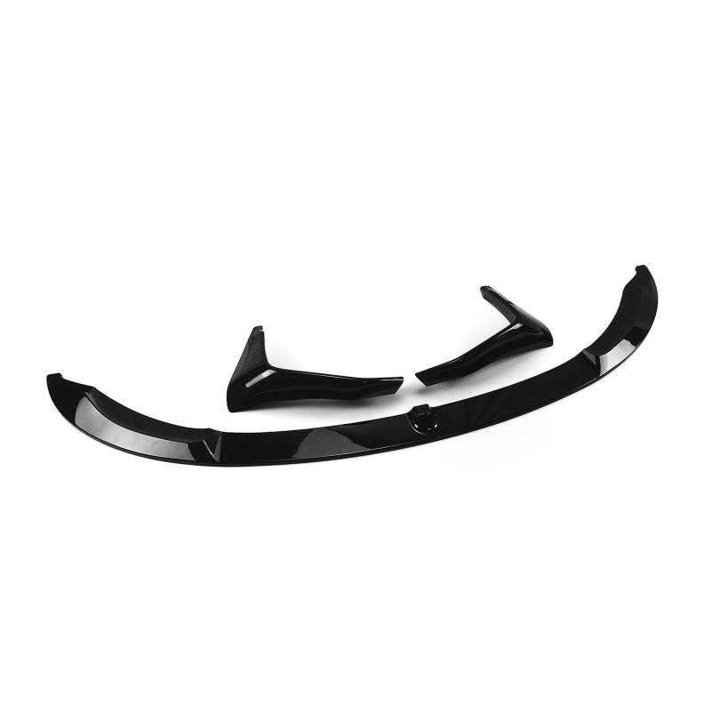 Front Spoiler Lippe Für F80 Für M3 Für F83 F82 Für M4 2015-2020 Frontschürze Spoiler Lippe Klinge Untere Seite Air Vent Hood Kit Auto Frontlippe Spoiler(Glossy Black) von Mtuqvma