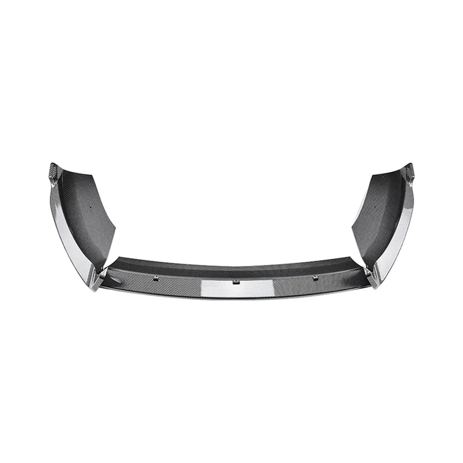 Front Spoiler Lippe Für Ford Für Fiesta Für MK6 Für ST Für B-Max Für B232 2012-2017 Auto Vorderen Stoßfänger Lip Spoiler Auto Frontlippe Spoiler(Carbon Fiber Look) von Mtuqvma