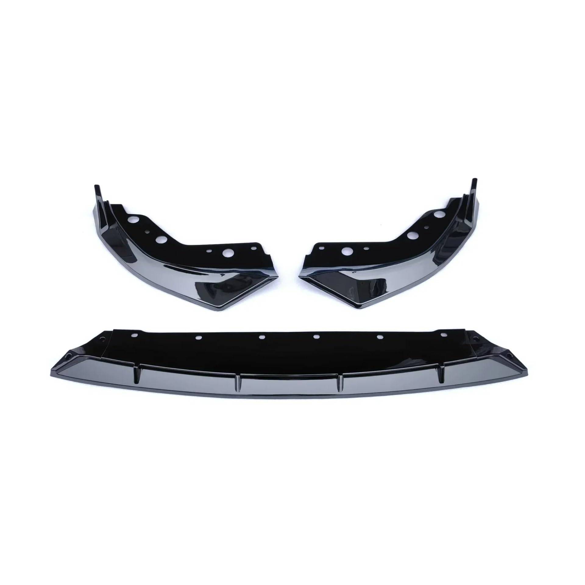 Front Spoiler Lippe Für G20 G21 Für LCI 2022 2023 Front Lip Spoiler Lippe Kinn Auto Zubehör Protector Schutz Abdeckungen Körper Kit Auto Frontlippe Spoiler(Glossy Black) von Mtuqvma