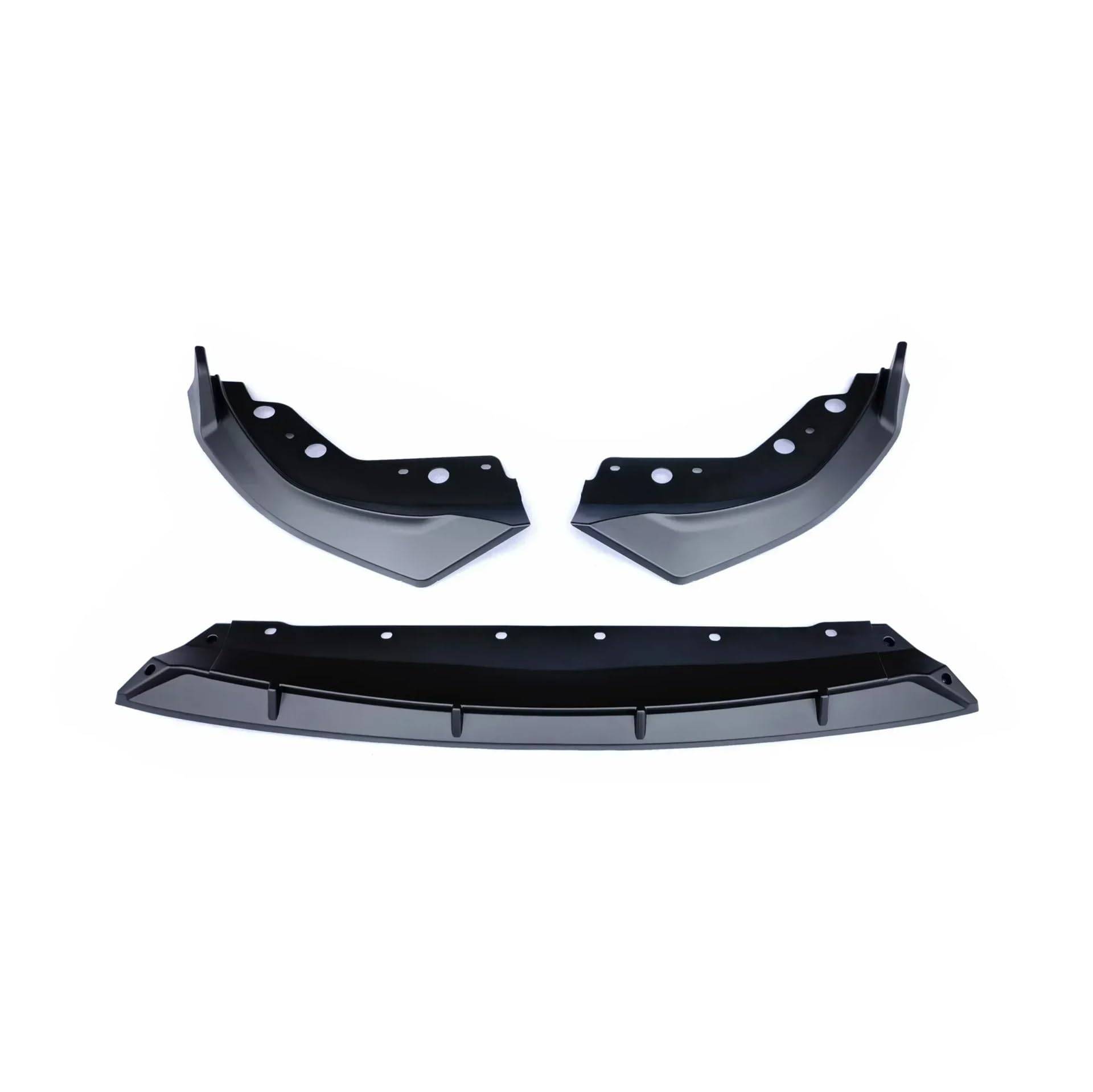 Front Spoiler Lippe Für G20 G21 Für LCI 2022 2023 Front Lip Spoiler Lippe Kinn Auto Zubehör Protector Schutz Abdeckungen Körper Kit Auto Frontlippe Spoiler(Matte Black) von Mtuqvma