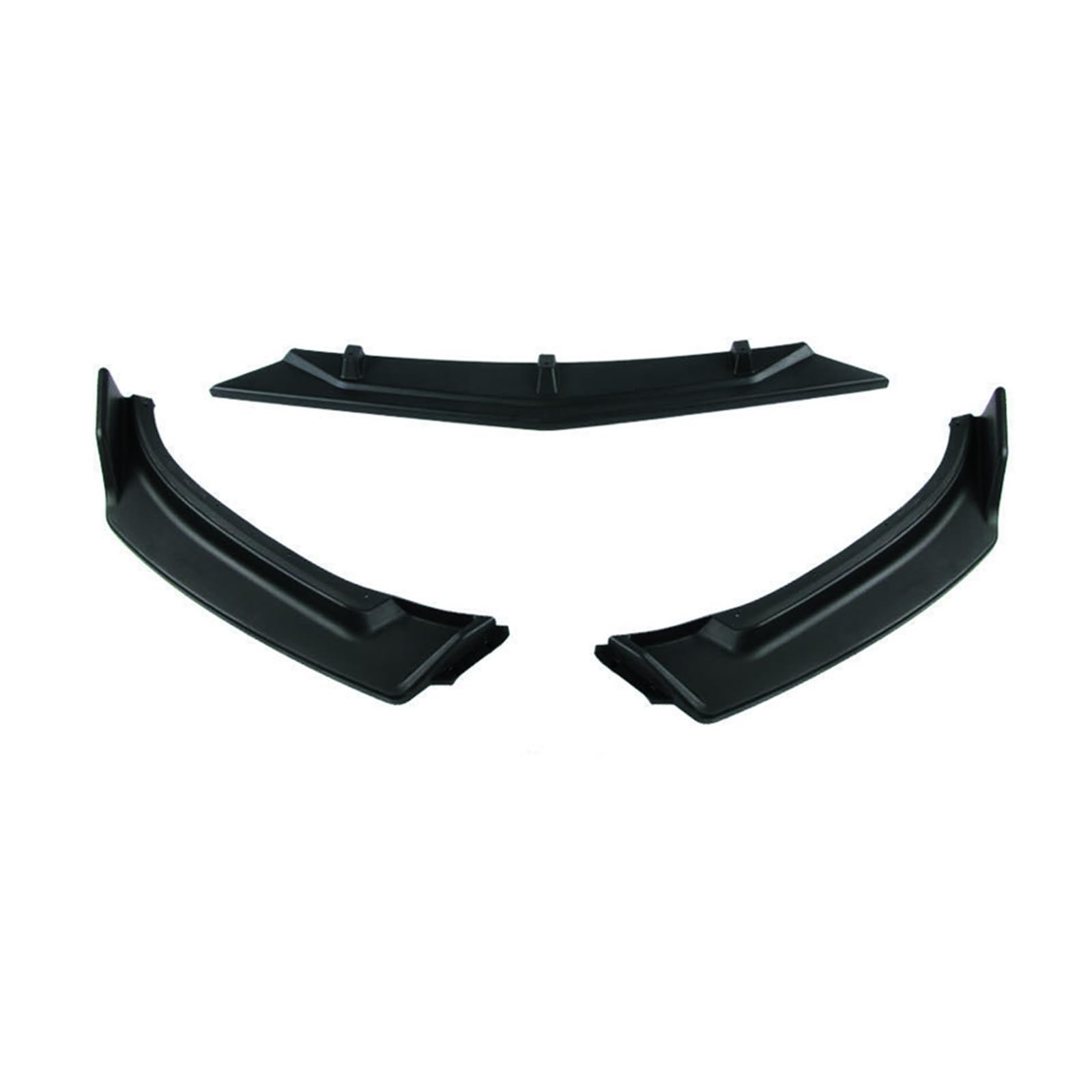 Front Spoiler Lippe Für Mazda 3 Für Axela 2014–2019, 3-teiliges Auto-Frontstoßstangen-Spoiler-Lippenkörper-Set Auto Frontlippe Spoiler(Matte Black) von Mtuqvma