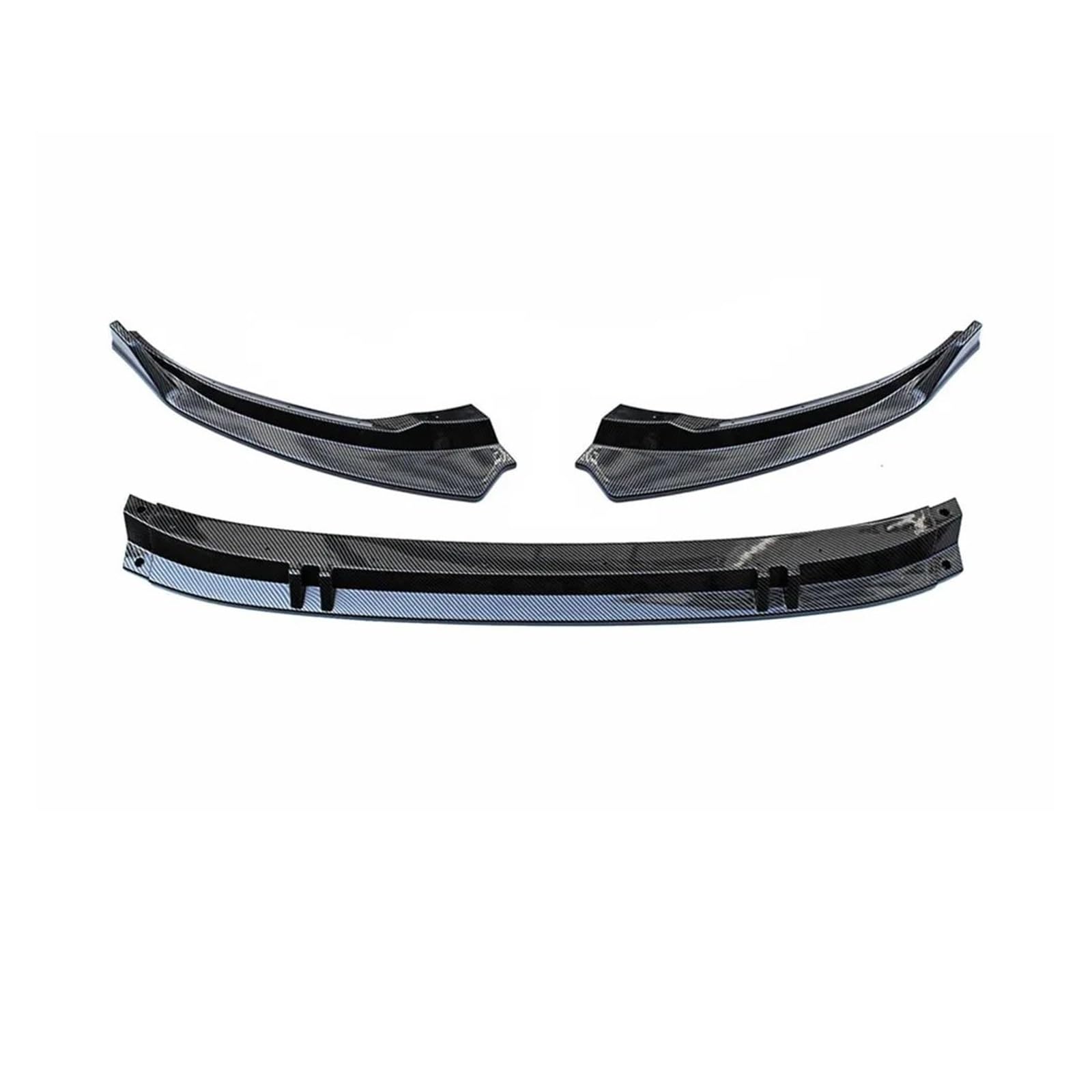 Front Spoiler Lippe Für S3 Für A3 Für S-Linie Für 8Y 2021-2024 Auto Vorderen Stoßfänger Lippe Front Diffusor ABS Körper Kit Auto Frontlippe Spoiler(CARBON FIBER) von Mtuqvma