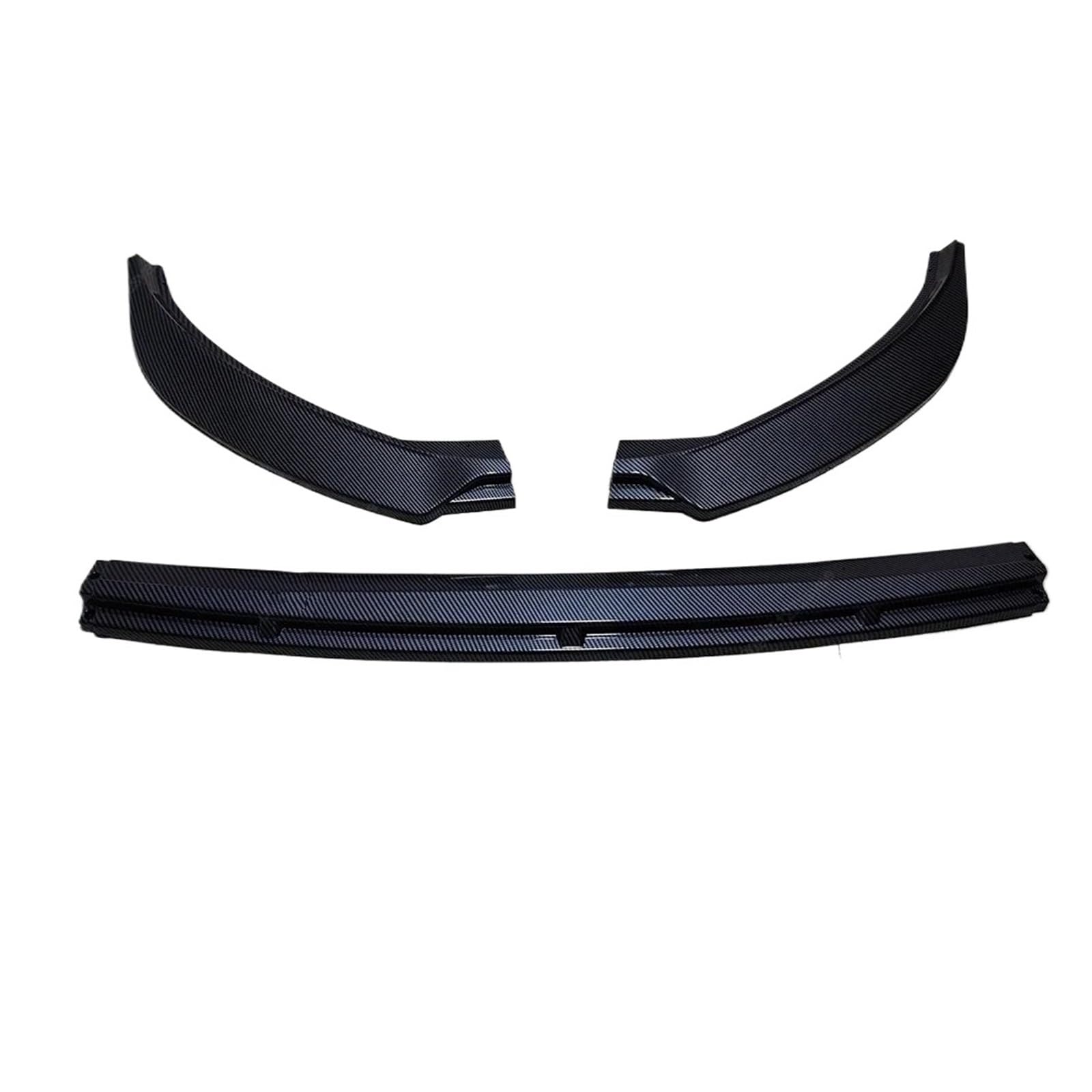 Front Spoiler Lippe Für Seat Für Ibiza Für MK5 Für Standard Für FR 2017-2024 + Auto Vorderen Stoßfänger Lip Unteren Diffusor Splitter Canard Spoiler Body Kit Auto Frontlippe Spoiler(Carbon Look) von Mtuqvma