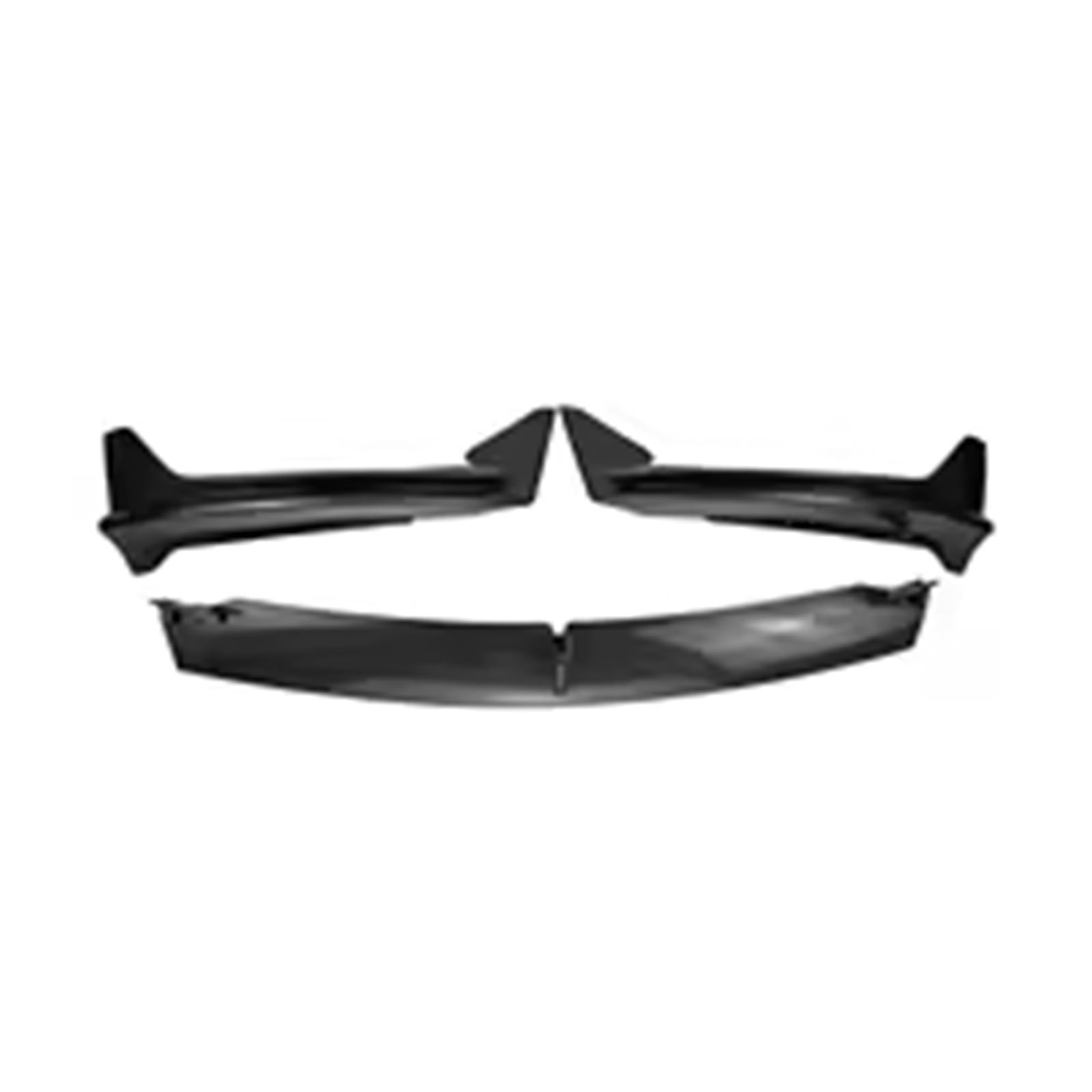 Front Spoiler Lippe Für Tesla Für Modell Für 3 2017-2023 Für Modell Für Y 2020-2023 Auto Vorderen Stoßfänger Lippen Spoiler Diffusor Zubehör Auto Frontlippe Spoiler(M3 Carbon Style) von Mtuqvma