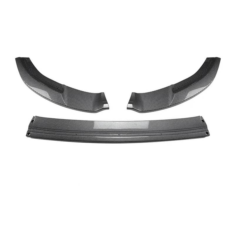 Front Spoiler Lippe Für VW Für Golf 7 Für MK7 Für GTI Für R Für 2012-2018 Front Lippe Vorne Stoßstange Klinge Splitter Spoiler Kit Auto Frontlippe Spoiler(Carbon Look) von Mtuqvma