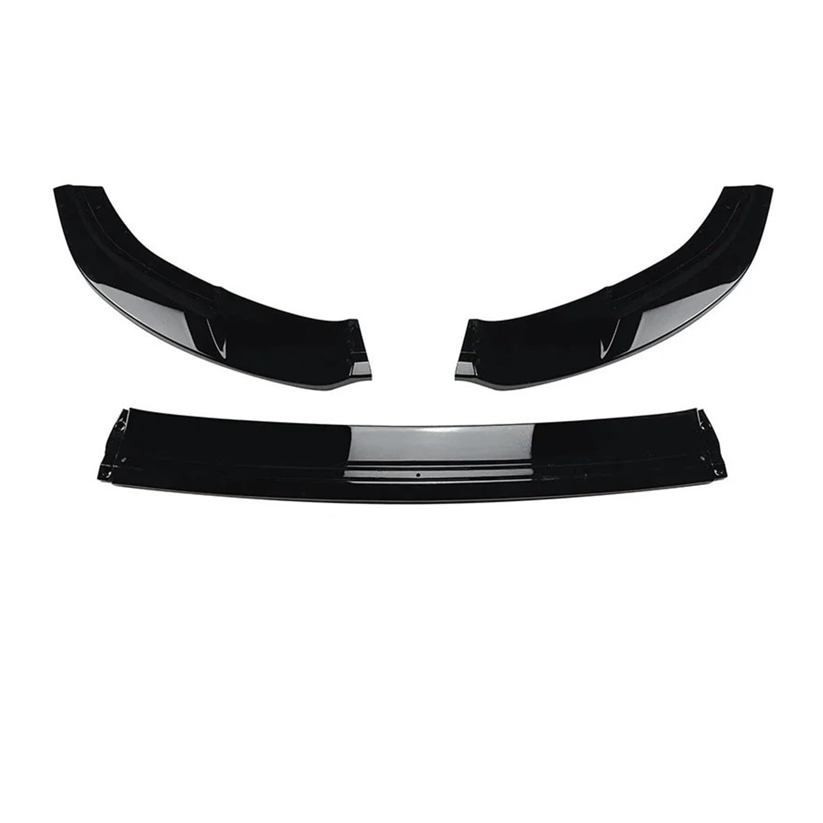 Front Spoiler Lippe Für VW Für Golf 7 Für MK7 Für GTI Für R Für 2012-2018 Front Lippe Vorne Stoßstange Klinge Splitter Spoiler Kit Auto Frontlippe Spoiler(Gloss Black) von Mtuqvma