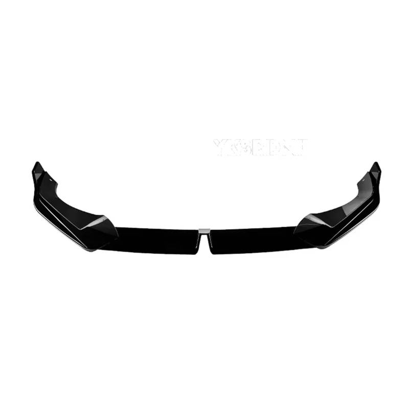 Front Spoiler Lippe Für X5 Für G05 Für LCI Für M-Sport 2023-2024 Frontschürze Spoiler Lip Unteren Schutz Klinge Kit Auto Frontlippe Spoiler(Glossy Black) von Mtuqvma