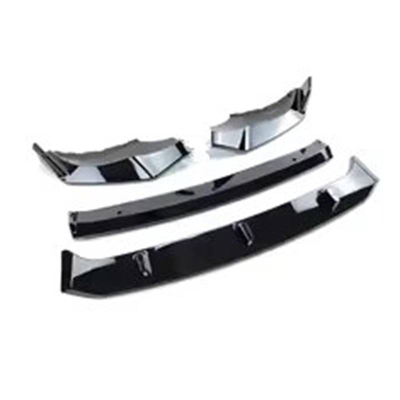 Front Spoiler Lippe Für X5 Für G05 Für M-Sport 2019-2023 Auto Front Lip Spoiler Schutzfolie Außen Front Schürze Auto Frontlippe Spoiler(Glossy Black) von Mtuqvma