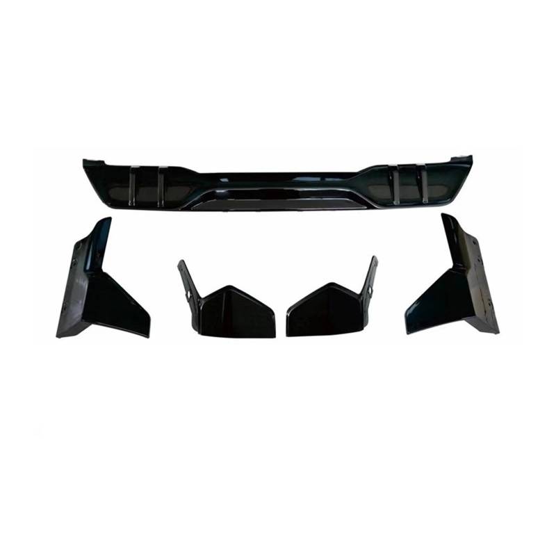 Front Spoiler Lippe Für X5 Für G05 Für M-Tech Für M-Sport 2019-2022 Vorne Und Hinten Lip Diffusor Spoiler Auto Frontlippe Spoiler(Gloss Black) von Mtuqvma