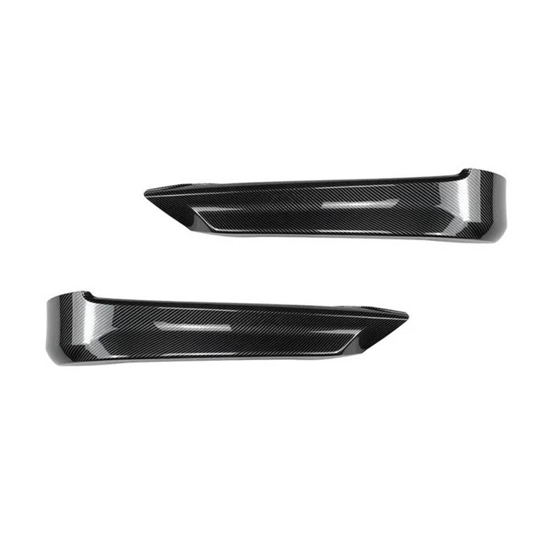 Frontstoßstange Lip Für 3er E90 E91 320i 330i 2005-2008 Limousine Basismodell Auto Frontstoßstange Seitensplitterabdeckung Nebelscheinwerfer Ansaugspoilerlippe Frontstoßstange Spoiler(Carbon Fiber Loo von Mtuqvma