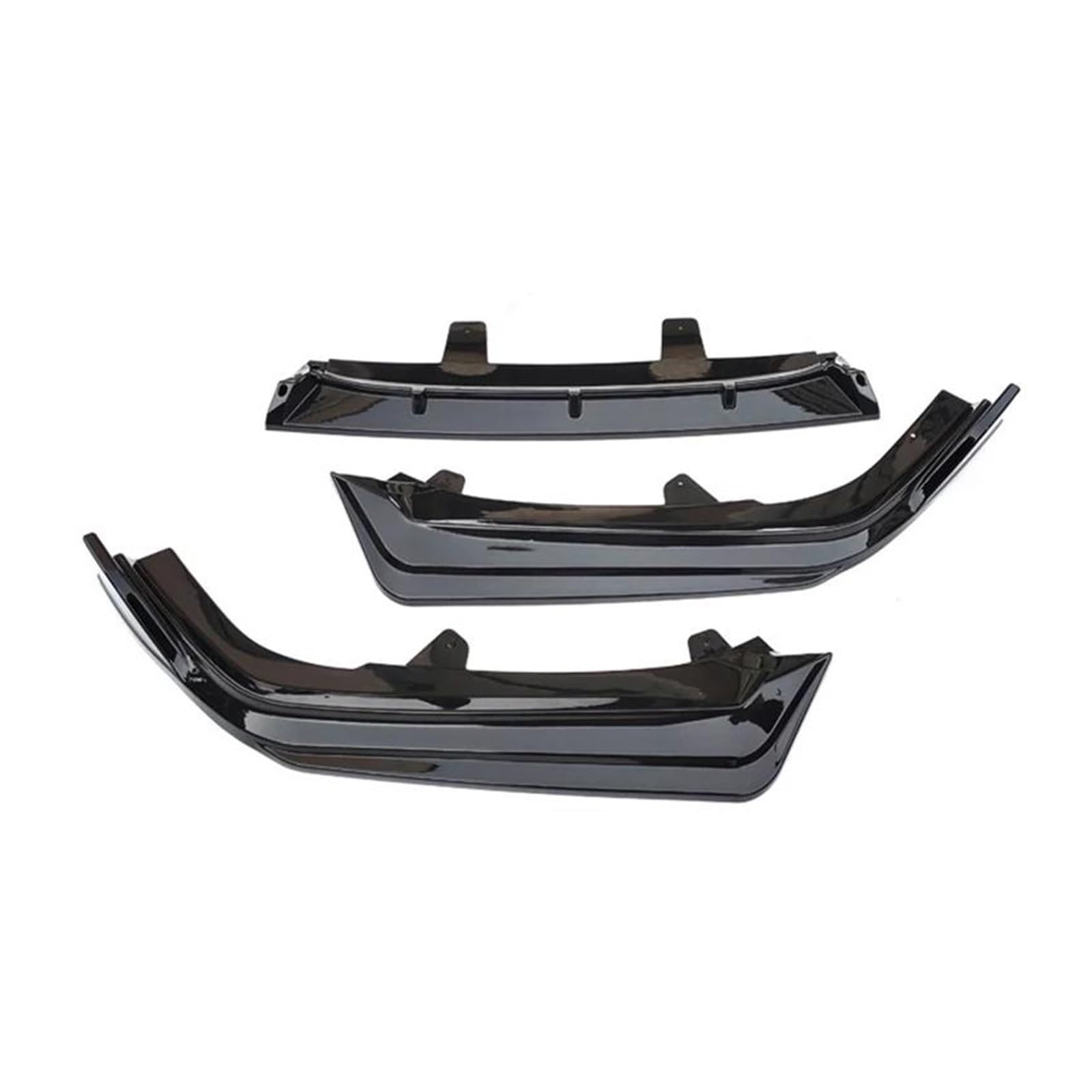 Frontstoßstange Lip Für Accord 10.5th Gen 2021-2022 Frontstoßstange Lip Spoiler Splitter Deflektor Guards Body Kit Auto Auto Zubehör Frontstoßstange Spoiler(Bright Black A) von Mtuqvma