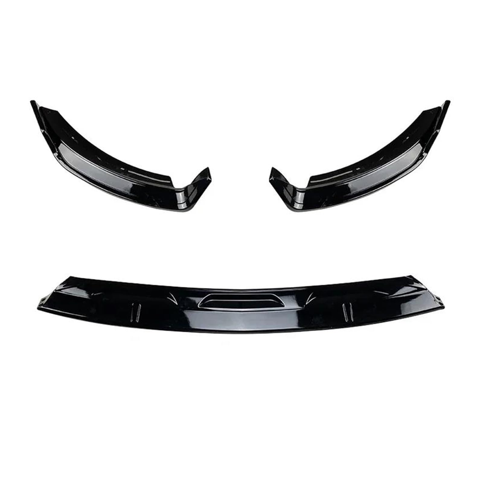 Frontstoßstange Lip Für Benz Für GLE W167 C167 GLE350 GLE450 GLE53 Für AMG 2020+ Frontspoilerlippe Seitlicher Unterer Splitter Body Kit Frontstoßstange Spoiler(Glossy Black) von Mtuqvma