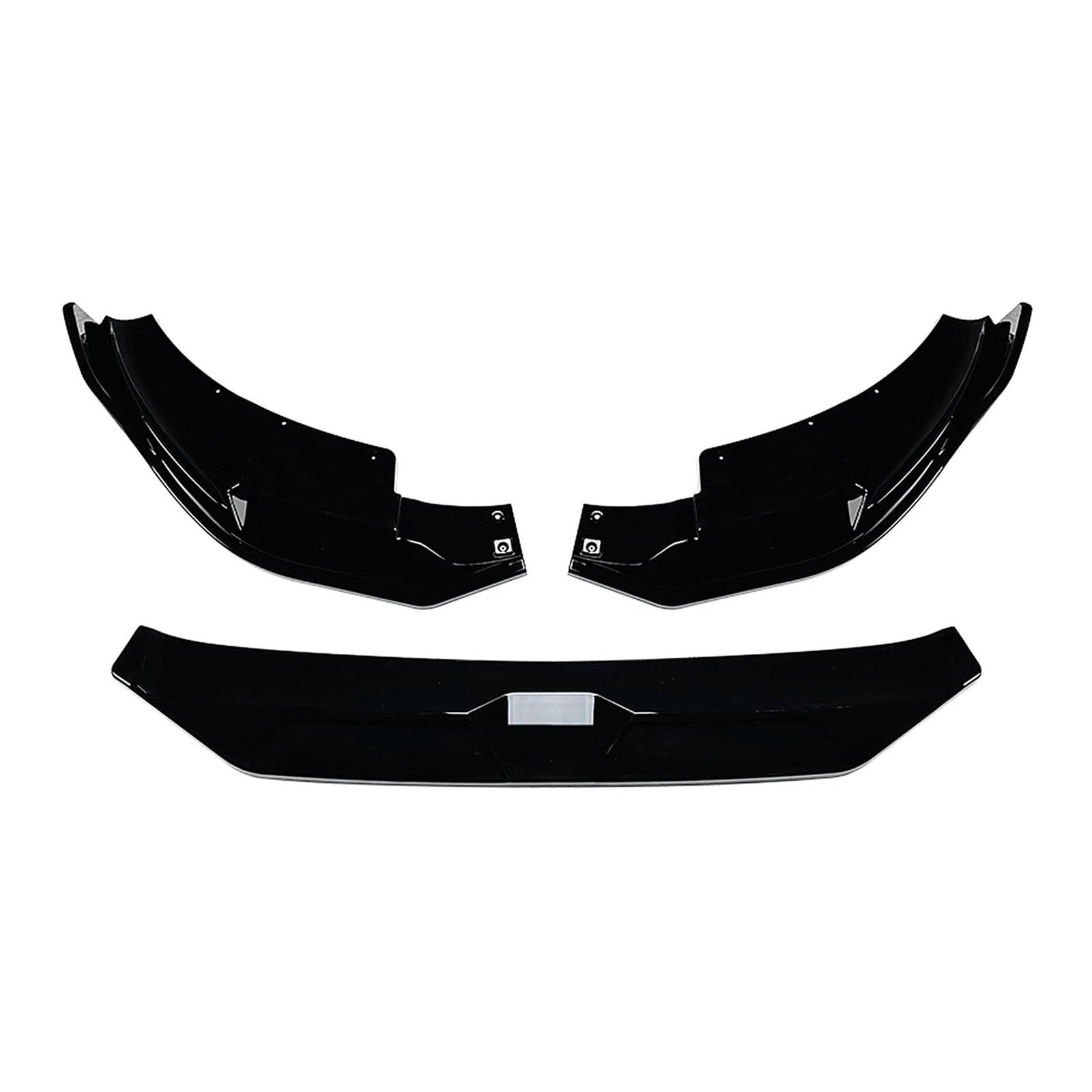 Frontstoßstange Lip Für F97 X3M F98 X4M 2022 2023 2024 Carbon Fiber Look/Glanz Schwarz Unteren Körper Protector Splitter Kit Front Stoßstange Spoiler Lip Frontstoßstange Spoiler(Glossy Black) von Mtuqvma