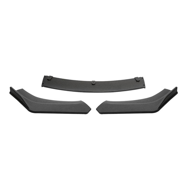 Frontstoßstange Lip Für Mazda 3 323 Für MX-5 Für CX-5 929 626 Front Splitter Stoßstange Lippe Kinn Spoiler Körper Kit Auto Diffusor Lip Trim Schutz Air Dam Frontstoßstange Spoiler(Carbon Fiber) von Mtuqvma