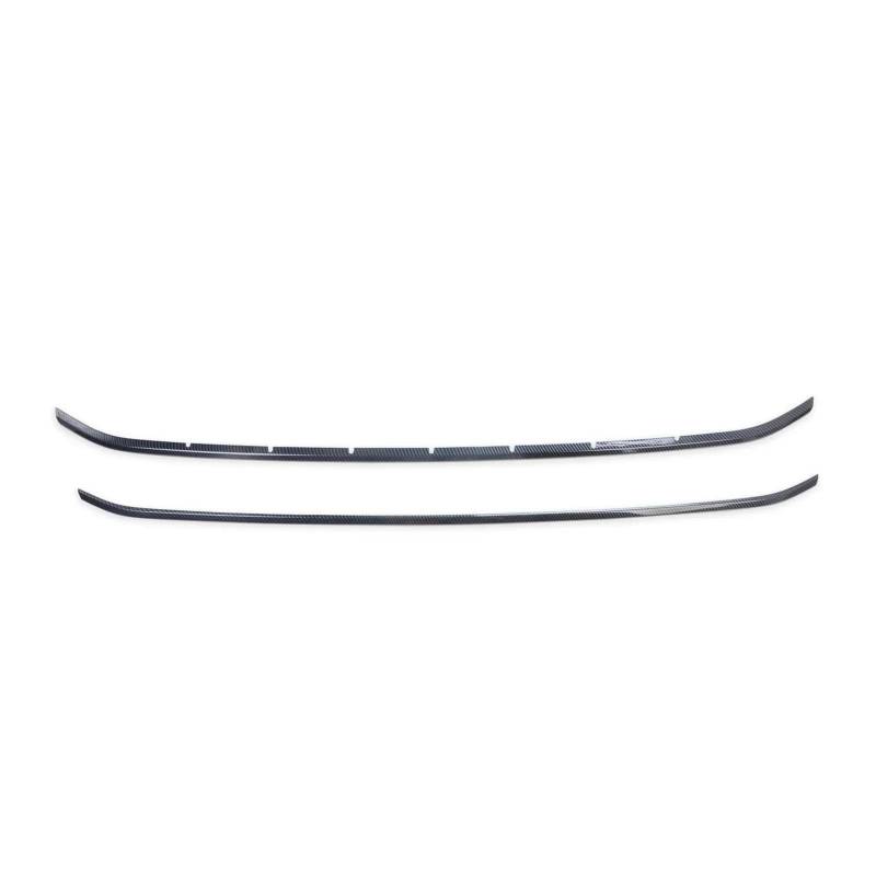 Frontstoßstange Lip Für Toyota Für Sienna 2021 2022 2023 2024 Chrom Front Stoßstange Mesh Unteren Kühlergrill Gitter Racing Grill Trim Zubehör Auto Styling Frontstoßstange Spoiler(Carbon Fiber Plastic von Mtuqvma