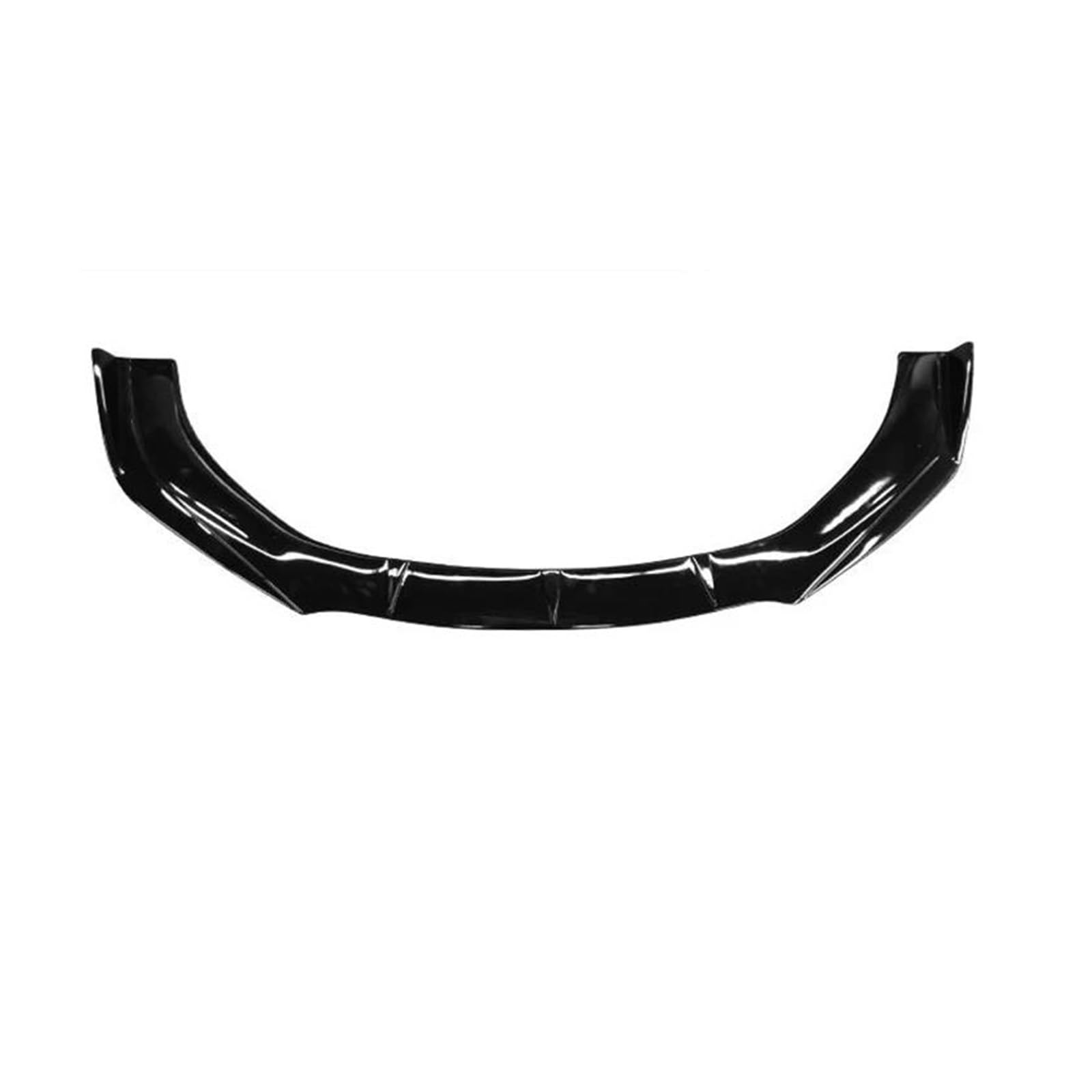 Frontstoßstange Lip Für VW Für Sharan Zubehör 3-teiliges Frontstoßfänger-Split-Lippen-Bodykit Spoiler Diffusor Deflektor Modifikation Auto Frontlippe Frontstoßstange Spoiler(Bright Black) von Mtuqvma