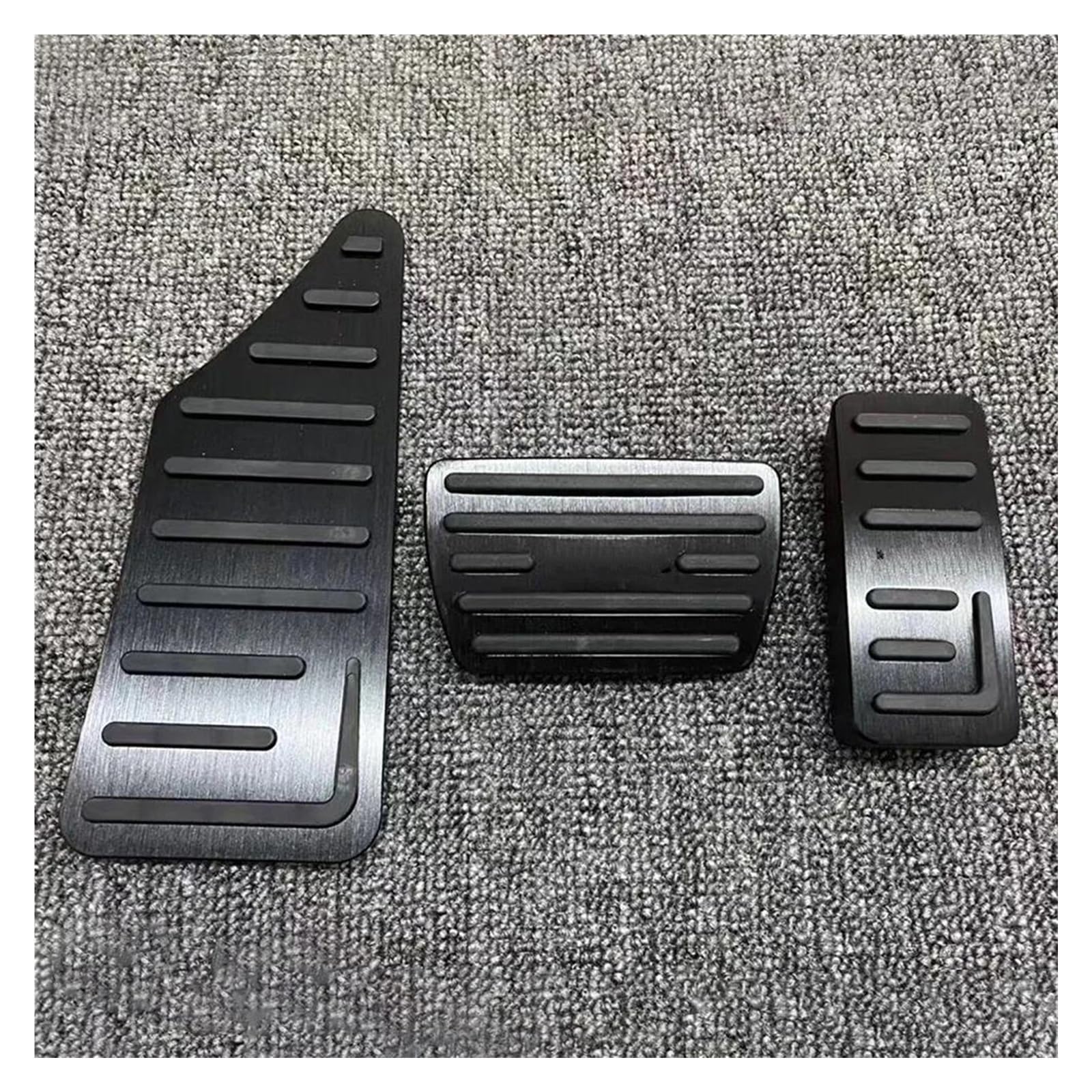 Für HR-V Für HRV Für HR V 2021 2022 2023 Aluminiumlegierung Auto Fußstütze Pedal Gaspedal Bremspedalabdeckung rutschfeste Pads Zubehör Bremspedalabdeckung Bremse Fußplatten(3PCS Black) von Mtuqvma