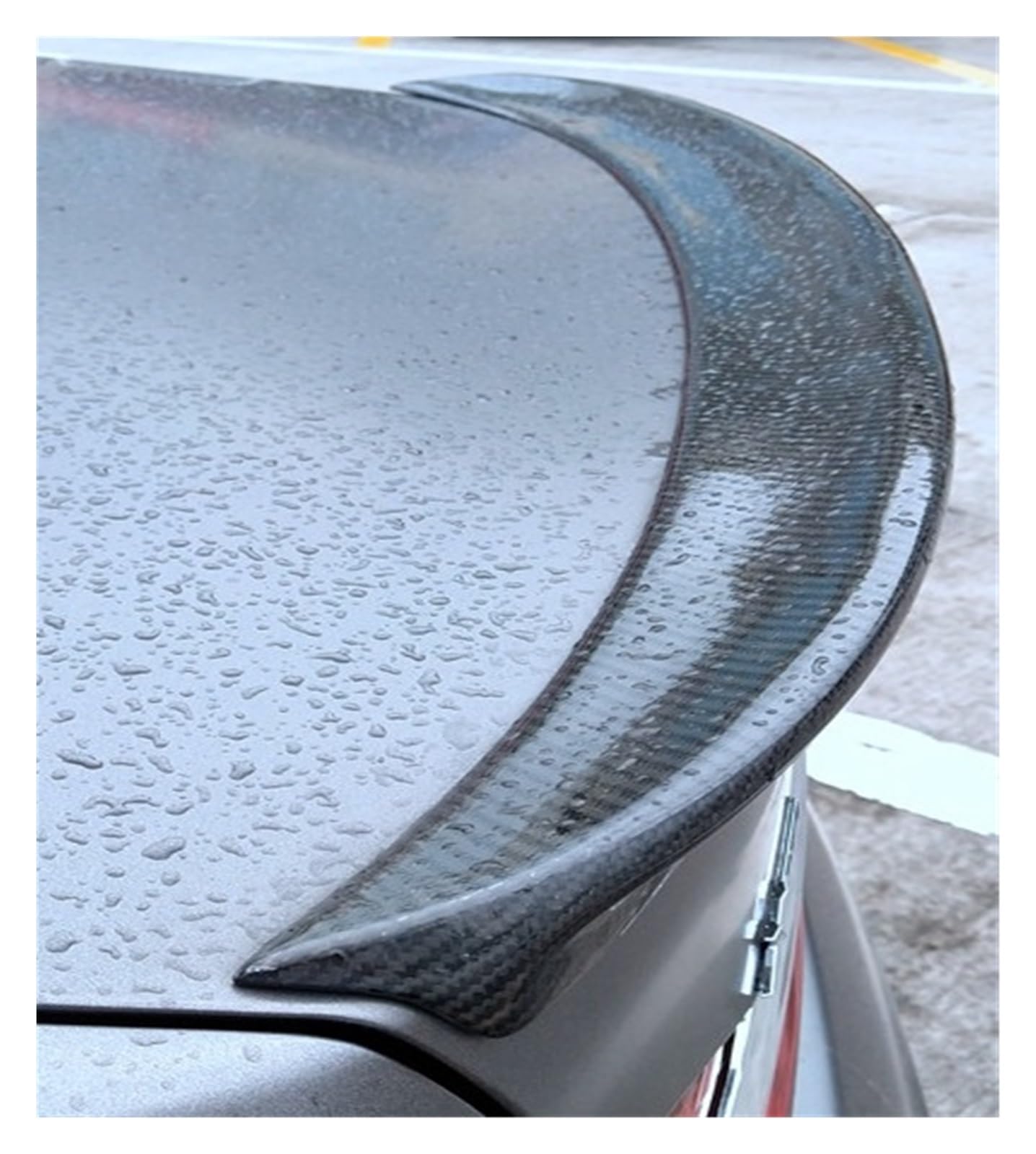 Kofferraum Flügel Spoiler Für 7er Für F01 Für F02 Für 740i 750i 2008-2014 Heckklappe Autoflügel Ducktail Lip Spoiler Auto Heckspoiler(Carbon Fiber Look) von Mtuqvma