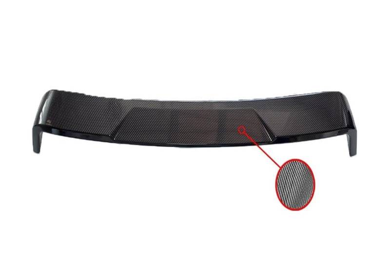 Kofferraum Flügel Spoiler Für Toyota Für Corolla 2019 2020 2021 Splitter Diffusor Körper Kit Boot Lip Dekoration Dach Heckspoiler Flügel Auto Heckspoiler(Carbon Fiber Look) von Mtuqvma