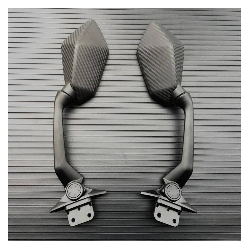 Motorrad Außenspiegel Für TMAX 530 Für T-MAX 530 Für TMAX530 2012 2013 2014 2015 2016-2019 Carbon Fiber Rückspiegel Ansicht Seite Spiegel Motorrad Spiegel Seite Spiegel Lenker Endspiegel(A) von Mtuqvma