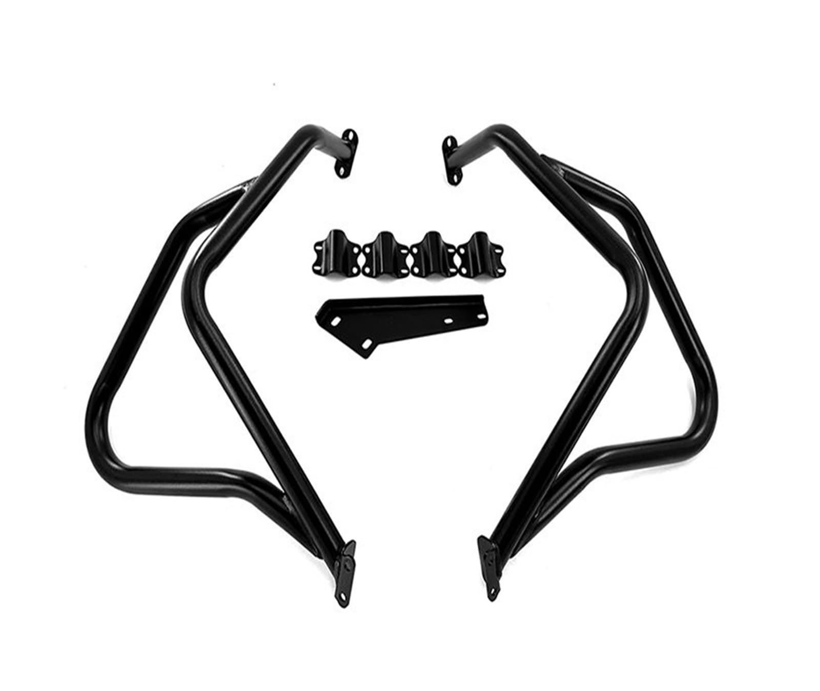 Motorrad Sturzbügel Für Kawasaki Für Versys650 Für KLE650 2015-2021 Motorrad Autobahn Crash Bar Rahmen Protector Motor Schutz Stoßstange Crash Bar Motorschutz(Black-Upper only) von Mtuqvma